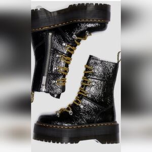 Doc marten docs boots black leather